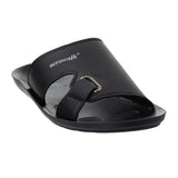 Aerowalk Men Black Sandal (JK18_BLACK)