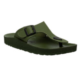 Aerowalk Men Slipper #KC28 - OLIVE GREEN