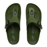 Aerowalk Men Slipper #KC28 - OLIVE GREEN