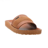 Aerowalk Men Tan Slide Design Slipper with Textured Upper & Slip-on Closure (KC44_TAN)