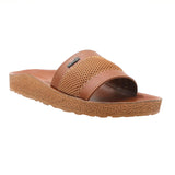 Aerowalk Men Tan Slide Design Slipper with Textured Upper & Slip-on Closure (KC44_TAN)