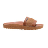 Aerowalk Men Tan Slide Design Slipper with Textured Upper & Slip-on Closure (KC44_TAN)