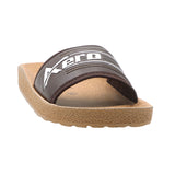 Aerowalk Men Brown Slide Design Slipper with Printed Upper & Slip-on Closure (KC72_BROWN)