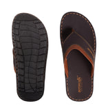 Aerowalk Men Brown Thong Slipper (KT67_BROWN)