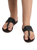 La Bella Women's Slip-On Slipper BLACK (LA03_BLACK)
