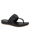 La Bella Women's Slip-On Slipper BLACK (LA03_BLACK)
