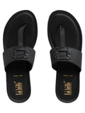 La Bella Women's Slip-On Slipper BLACK (LA03_BLACK)