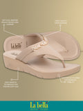 La Bella Women's Slip-On Slipper BEIGE (LB07_BEIGE)