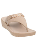 La Bella Women's Slip-On Slipper BEIGE (LB07_BEIGE)