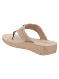 La Bella Women's Slip-On Slipper BEIGE (LB07_BEIGE)
