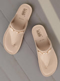 La Bella Women's Slip-On Slipper BEIGE (LB07_BEIGE)