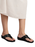 La Bella Women's Slip-On Slipper BLACK (LB48_BLACK)