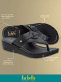 La Bella Women's Slip-On Slipper BLACK (LB48_BLACK)