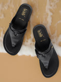 La Bella Women's Slip-On Slipper BLACK (LB48_BLACK)