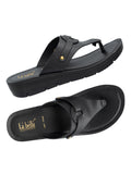 La Bella Women's Slip-On Slipper BLACK (LB48_BLACK)