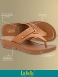 La Bella Women's Slip-On Slipper TAN (LB48_TAN)