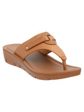 La Bella Women's Slip-On Slipper TAN (LB48_TAN)