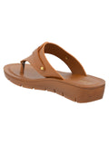 La Bella Women's Slip-On Slipper TAN (LB48_TAN)