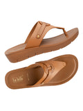 La Bella Women's Slip-On Slipper TAN (LB48_TAN)