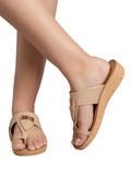 La Bella Women's Slip-On Slipper GOLD (LB52_GOLD)