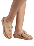 La Bella Women's Slip-On Slipper GOLD (LB52_GOLD)