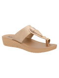 La Bella Women's Slip-On Slipper GOLD (LB52_GOLD)