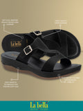 La Bella Women's Slip-On Slipper BLACK (LC06_BLACK)