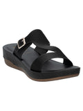 La Bella Women's Slip-On Slipper BLACK (LC06_BLACK)