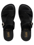 La Bella Women's Slip-On Slipper BLACK (LC06_BLACK)