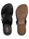 La Bella Women's Slip-On Slipper BLACK (LC06_BLACK)