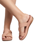 La Bella Women's Slip-On Slipper PEACH (LC06_PEACH)