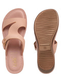 La Bella Women's Slip-On Slipper PEACH (LC06_PEACH)
