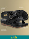 La Bella Women's Slip-On Slipper BLACK (LC10_BLACK)