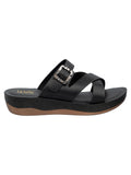 La Bella Women's Slip-On Slipper BLACK (LC10_BLACK)