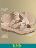 La Bella Women's Slip-On Slipper IVORY (LC10_IVORY)