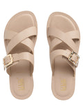 La Bella Women's Slip-On Slipper IVORY (LC10_IVORY)
