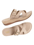 La Bella Women's Slip-On Slipper IVORY (LC10_IVORY)