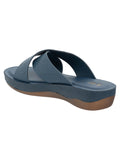 La Bella Women's Slip-On Slipper BLUE (LC17_BLUE)