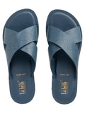 La Bella Women's Slip-On Slipper BLUE (LC17_BLUE)