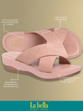 La Bella Women's Slip-On Slipper PEACH (LC17_PEACH)
