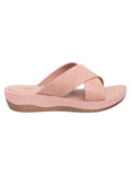 La Bella Women's Slip-On Slipper PEACH (LC17_PEACH)