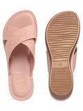 La Bella Women's Slip-On Slipper PEACH (LC17_PEACH)