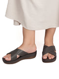 La Bella Women's Slip-On Slipper SMOG (LC17_SMOG)