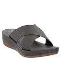 La Bella Women's Slip-On Slipper SMOG (LC17_SMOG)