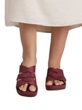 La Bella Women's Slip-On Slipper WINE (LC38_WINE)