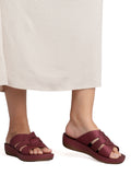 La Bella Women's Slip-On Slipper WINE (LC38_WINE)