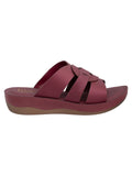 La Bella Women's Slip-On Slipper WINE (LC38_WINE)
