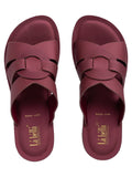 La Bella Women's Slip-On Slipper WINE (LC38_WINE)