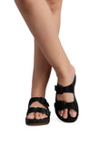 La Bella Women's Slip-On Slipper BLACK (LC48_BLACK)