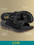 La Bella Women's Slip-On Slipper BLACK (LC48_BLACK)